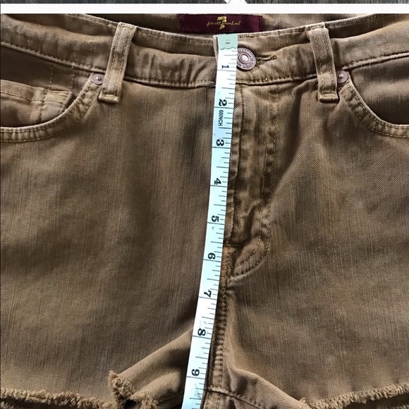 7 For All Mankind Brown Shorts - Picture 5 of 5